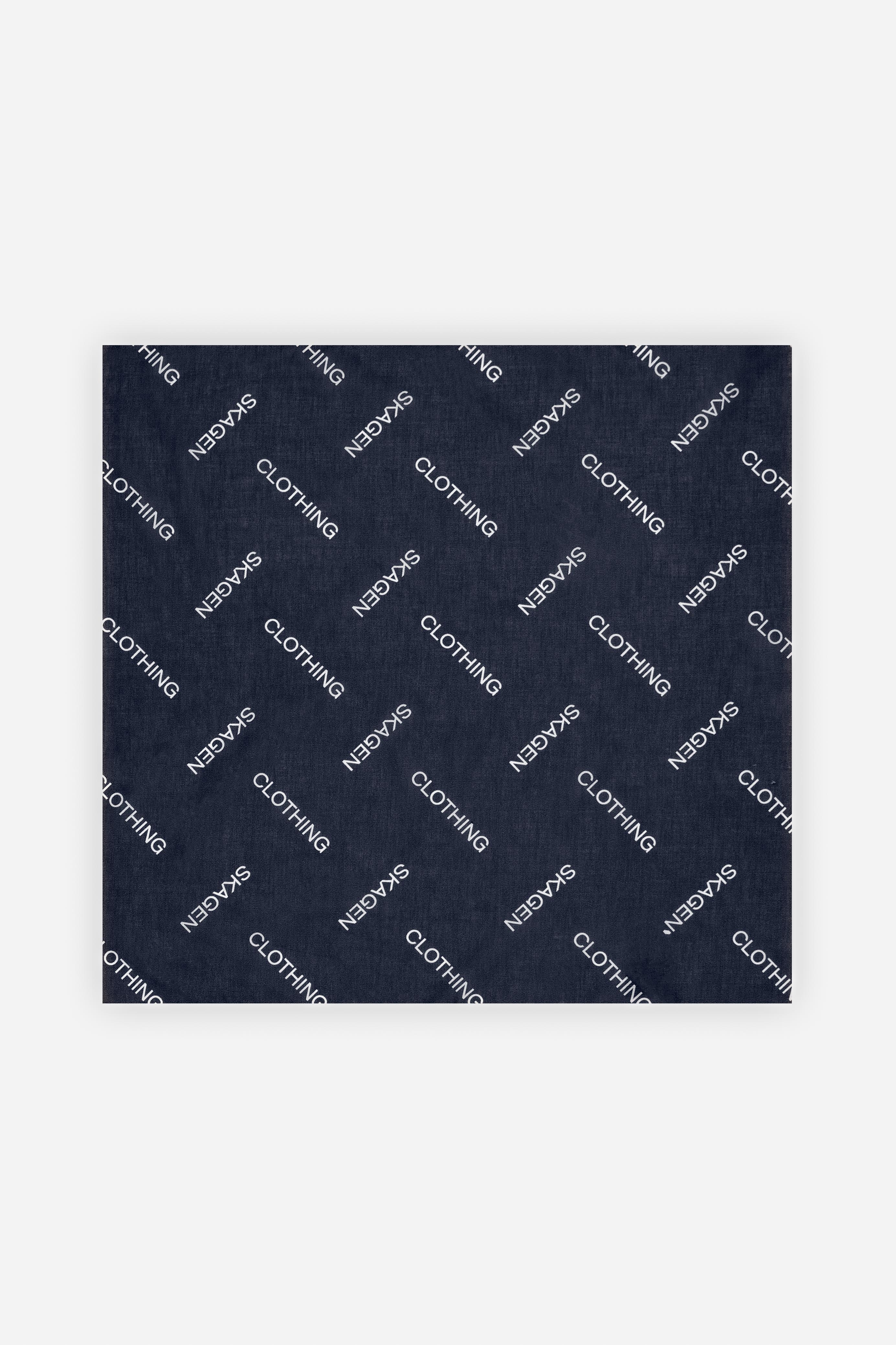Monogram Bandana Navy | Skagen-clothing.dk